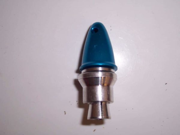 Propeller Alu Adapter JY 5,0 blau