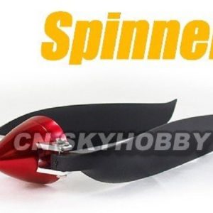 Spinner 50 6,0 zu Alu rot eloxiert