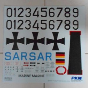 Sikorsky H34 SAR Decals für PKM Rumpf 500er